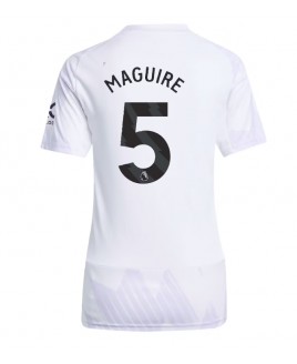 Günstige Manchester United Harry Maguire #5 Auswärtstrikot Damen 2025-26 Kurzarm
